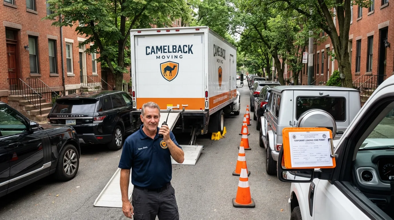 City street loading permit setup in Addison, NY