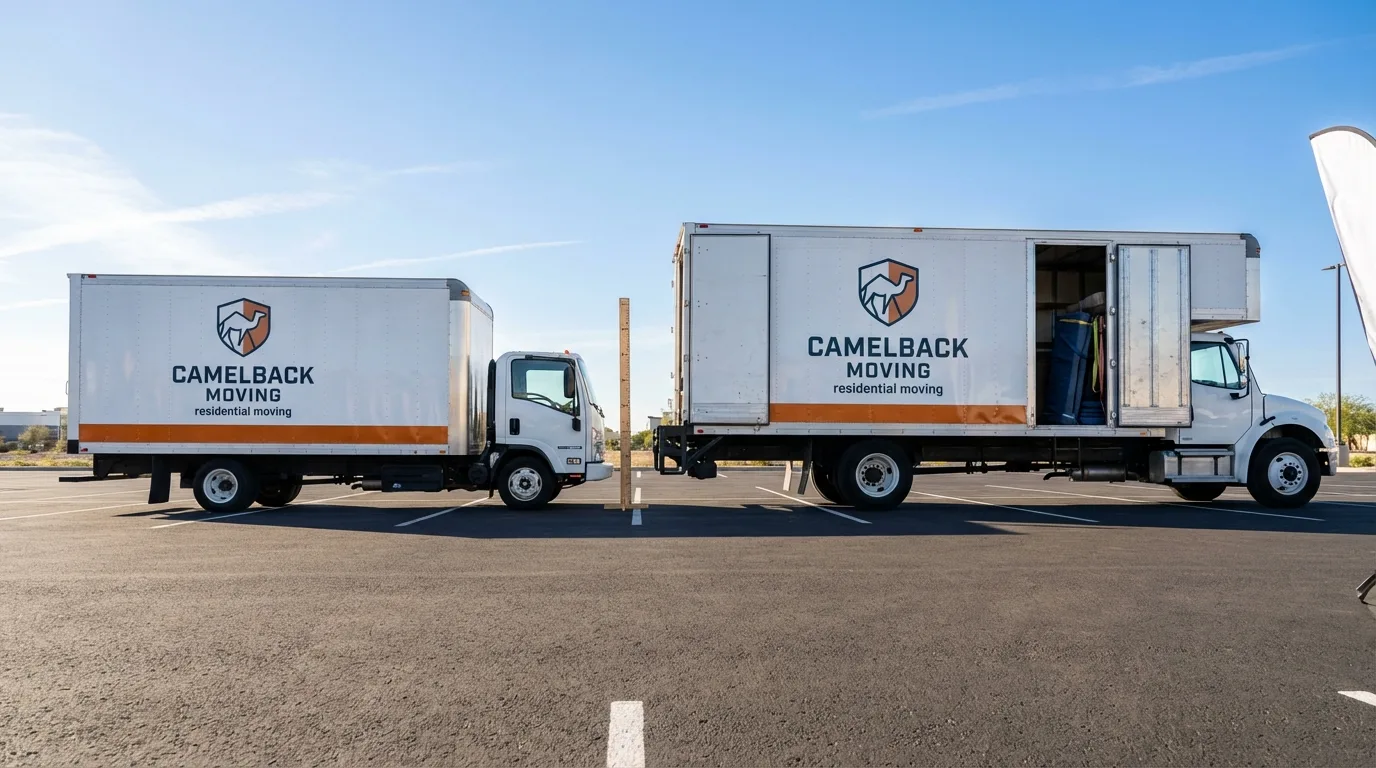 Moving truck size capacity guide in Addison